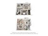 2 Bed - 1.5 Bedroom Townhome Layout 1000 sq.ft. Two Bed Two Bath